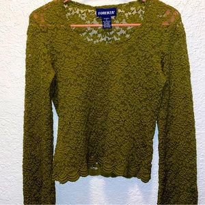 Green long sleeve shirt